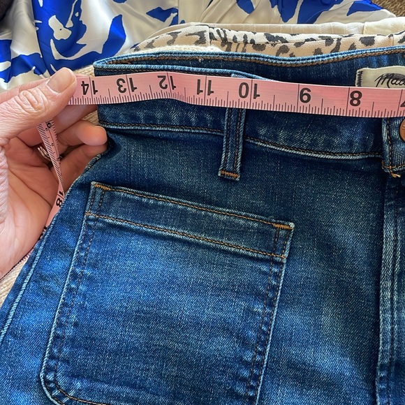 Madewell The Curvy Emmet Wide-Leg Jean: Patch Pocket Edition NWT 28 - Picture 7 of 9